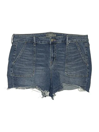 Pre-owned Torrid Denim Shorts In Blue
