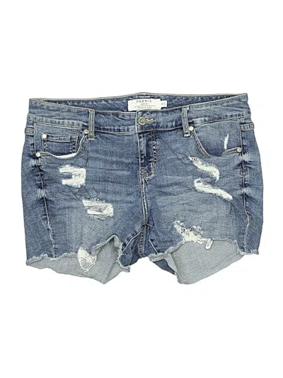 Pre-owned Torrid Denim Shorts In Blue
