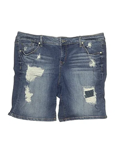 Pre-owned Torrid Denim Shorts In Blue