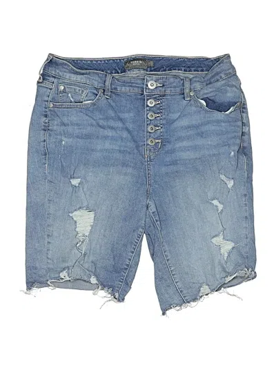 Pre-owned Torrid Denim Shorts In Blue