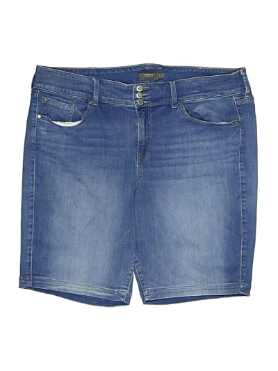 Pre-owned Torrid Denim Shorts In Blue