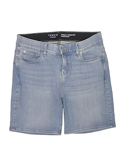 Pre-owned Torrid Denim Shorts In Blue