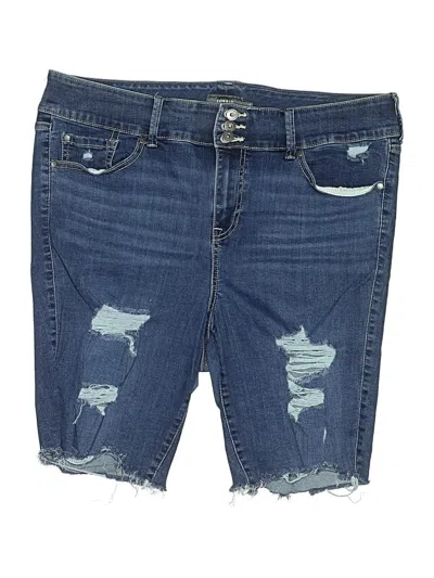 Pre-owned Torrid Denim Shorts In Blue