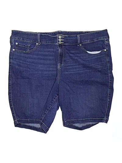 Pre-owned Torrid Denim Shorts In Blue