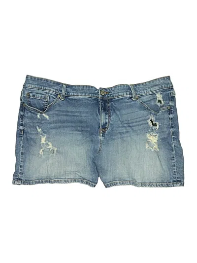 Pre-owned Torrid Denim Shorts In Blue