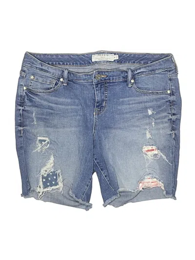 Pre-owned Torrid Denim Shorts In Blue