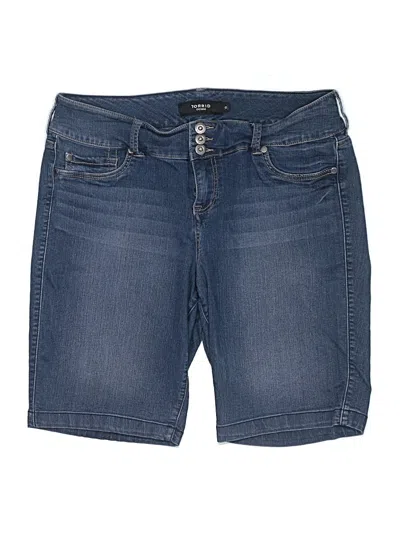 Pre-owned Torrid Denim Shorts In Blue