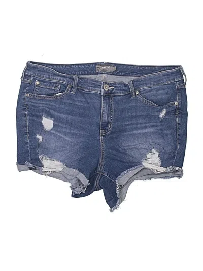 Pre-owned Torrid Denim Shorts In Blue
