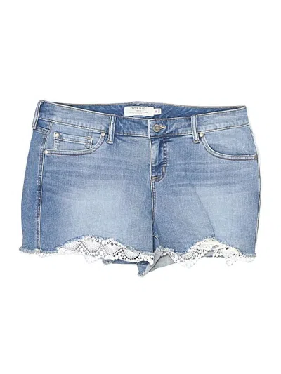 Pre-owned Torrid Denim Shorts In Blue