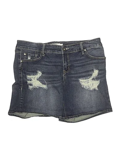 Pre-owned Torrid Denim Shorts In Blue