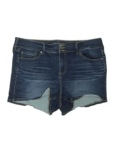 Pre-owned Torrid Denim Shorts In Blue