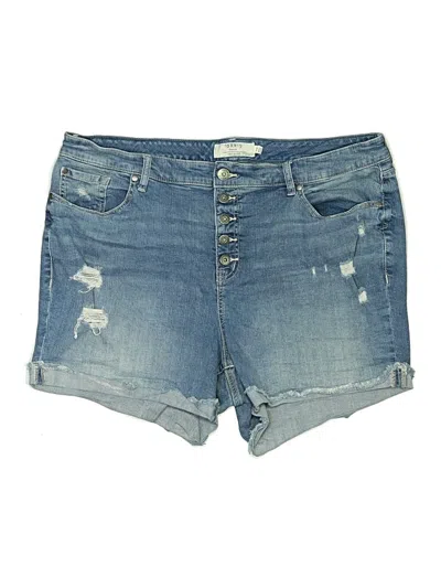 Pre-owned Torrid Denim Shorts In Blue