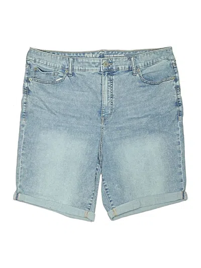 Pre-owned Torrid Denim Shorts In Blue