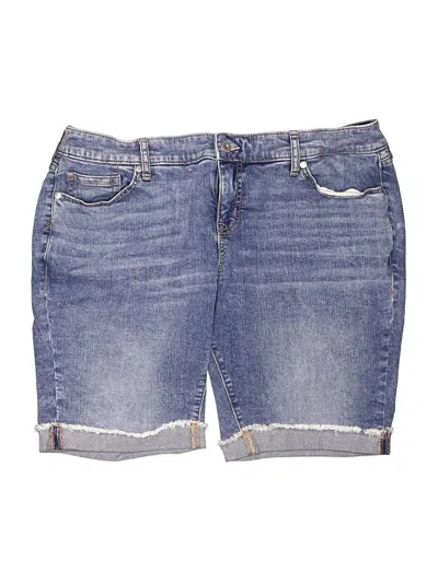 Pre-owned Torrid Denim Shorts In Blue