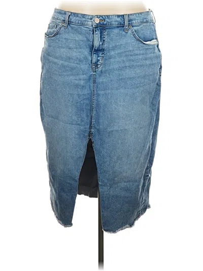 Pre-owned Torrid Denim Skirt In Blue