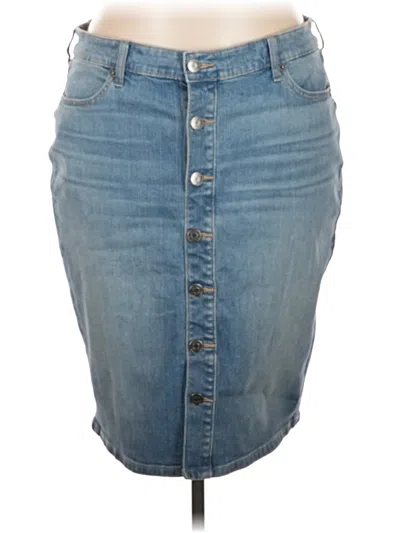 Pre-owned Torrid Denim Skirt In Blue