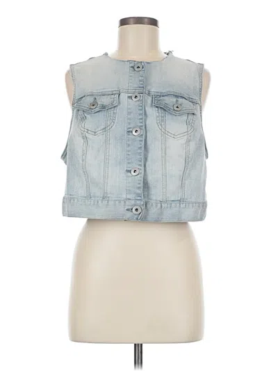 Pre-owned Torrid Denim Vest In Blue