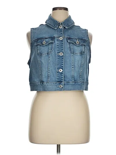 Pre-owned Torrid Denim Vest In Blue