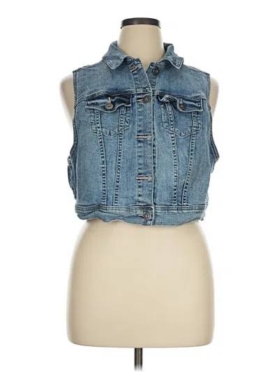 Pre-owned Torrid Denim Vest In Blue