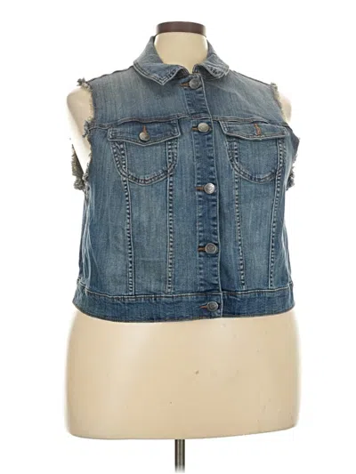 Pre-owned Torrid Denim Vest In Blue