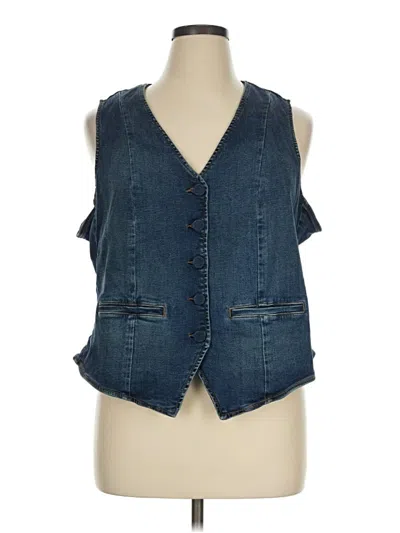 Torrid Denim Vest In Blue
