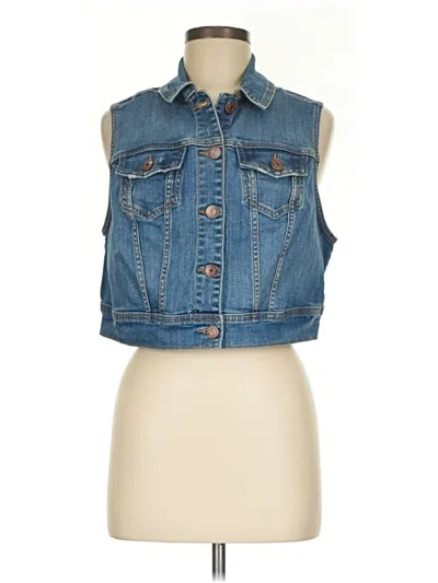 Torrid Denim Vest In Blue