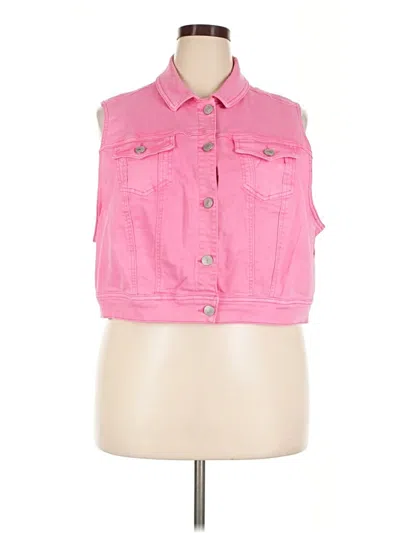 Torrid Denim Vest In Multi