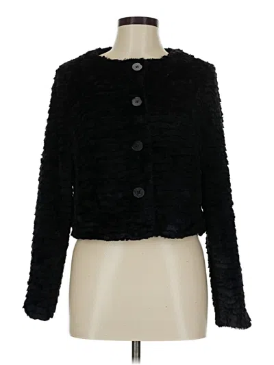 Pre-owned Torrid Faux Fur Jacket In Black