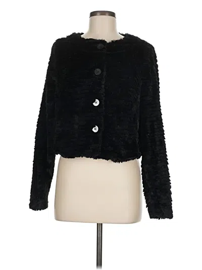 Pre-owned Torrid Faux Fur Jacket In Black
