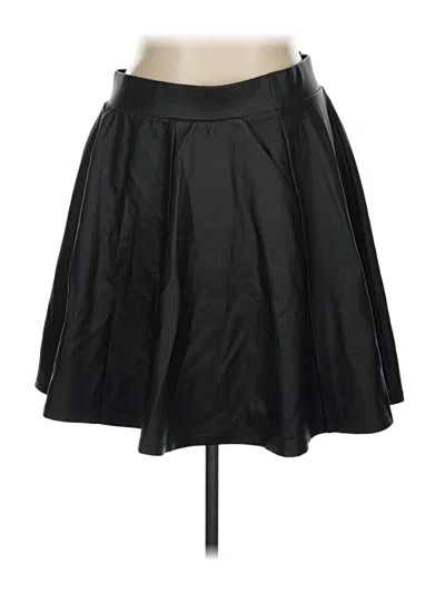 Torrid Faux Leather Skirt In Black