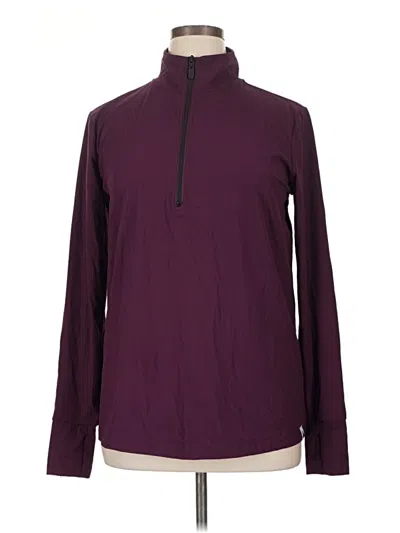 Pre-owned Torrid Fleece Jacket In Purple