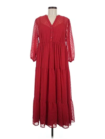 Pre-owned Torrid Fleece Jacket In Red