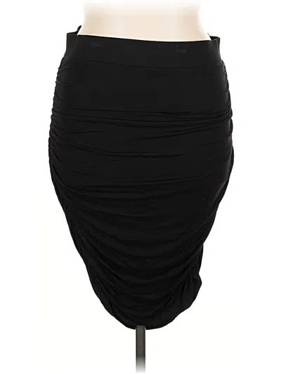 Pre-owned Torrid Formal Skirt In Black