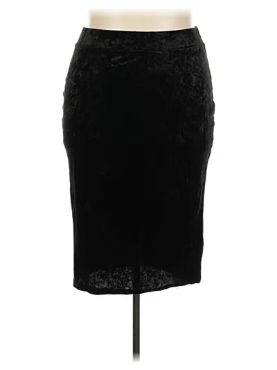 Pre-owned Torrid Formal Skirt In Black