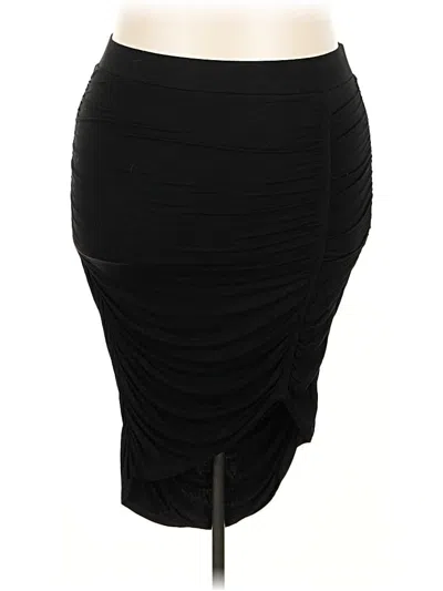 Pre-owned Torrid Formal Skirt In Black