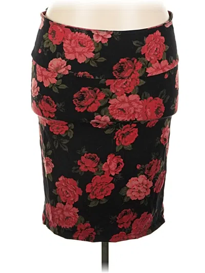 Pre-owned Torrid Formal Skirt In Black