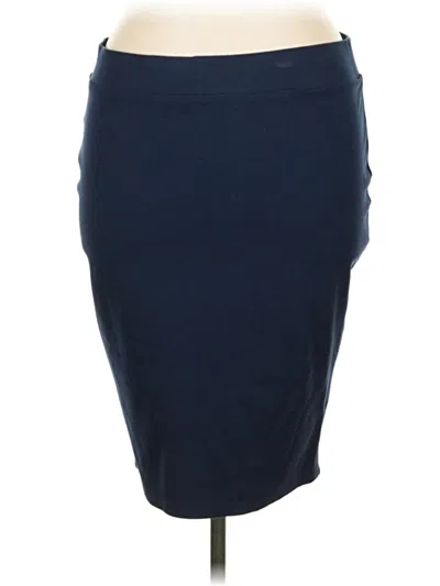 Pre-owned Torrid Formal Skirt In Blue