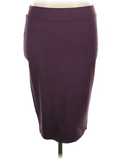 Pre-owned Torrid Formal Skirt In Burgundy