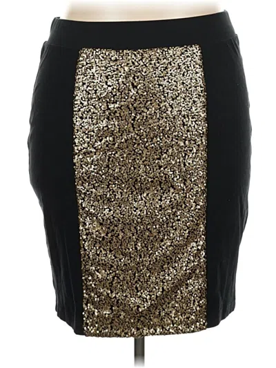 Pre-owned Torrid Formal Skirt In Gold