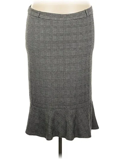 Pre-owned Torrid Formal Skirt In Gray