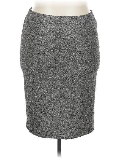 Pre-owned Torrid Formal Skirt In Gray