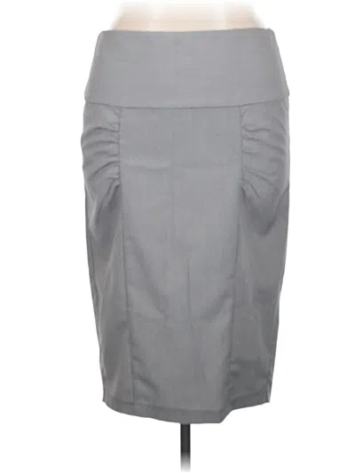 Pre-owned Torrid Formal Skirt In Gray