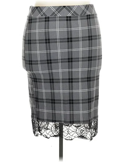 Pre-owned Torrid Formal Skirt In Gray