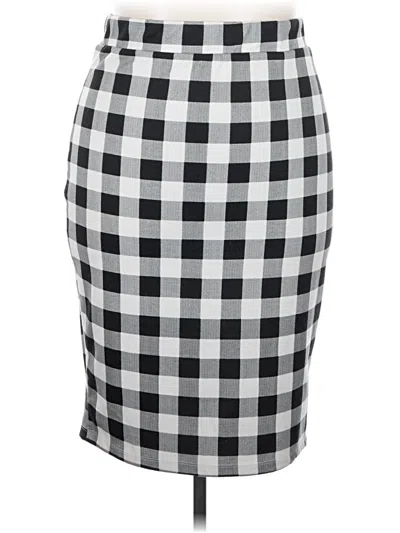 Pre-owned Torrid Formal Skirt In Gray