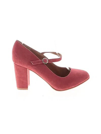 Pre-owned Torrid Heels In Burgundy