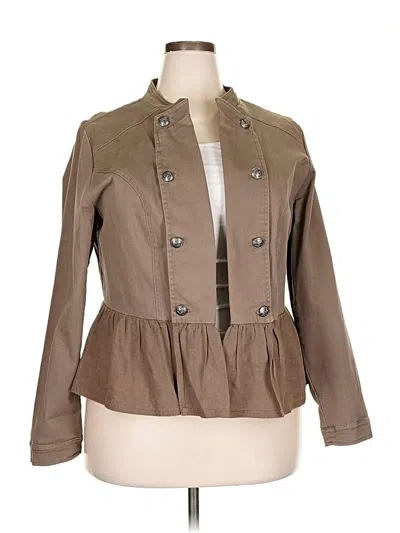 Pre-owned Torrid Jacket In Brown