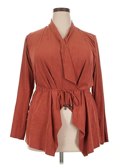 Pre-owned Torrid Jacket In Brown