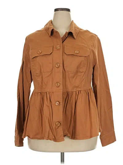 Pre-owned Torrid Jacket In Brown