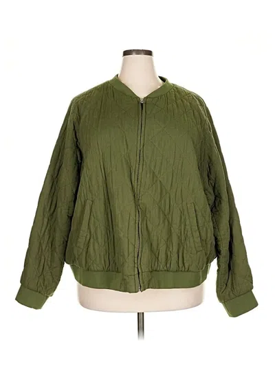 Pre-owned Torrid Jacket In Green
