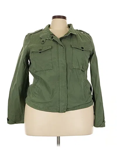 Pre-owned Torrid Jacket In Green
